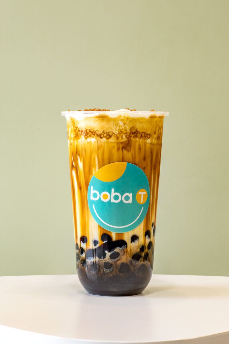 Brown sugar milk tea aux perles de tapioca